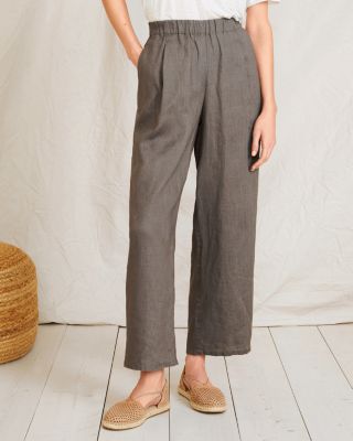 Organic Linen Straight Pant