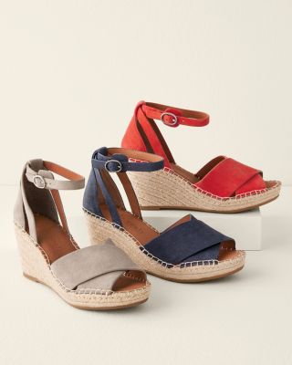 Gentle souls sale espadrille wedge