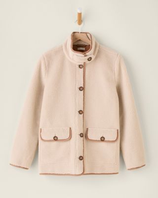 Recycled-Sherpa Teddy Coat | Garnet Hill