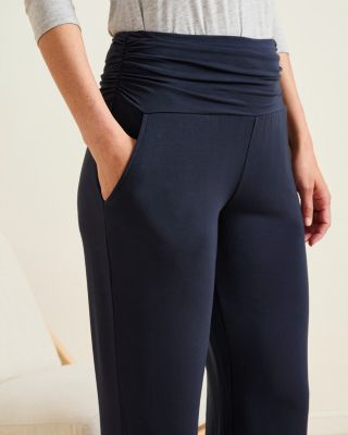Wide-Leg Lounge Pants | Garnet Hill