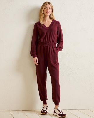 French Terry Jogger Jumpsuit | Garnet Hill