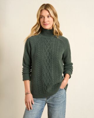 ounce Wind hood pocket jumper tannat ニット Firesmoke Cabled Cashmere Tunic Sweater | Garnet Hill