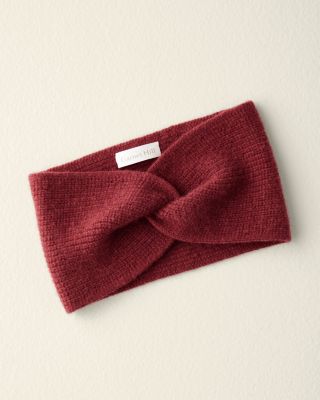 Cashmere Ribbed Headband | Garnet Hill