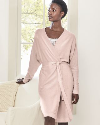 Cotton & Cashmere Textured Sleep Cardigan | Garnet Hill
