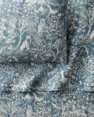 Majestic Forest RelaxedLinen Sheets Hill