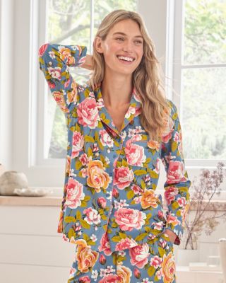 house on the hill Pajama 新品 The Nina Pajama Set - Pastel Trellis – Hill House Home