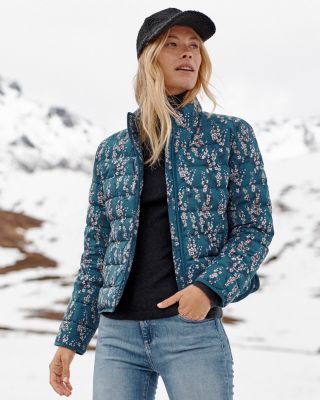 Printed Packable Down Jacket | Garnet Hill