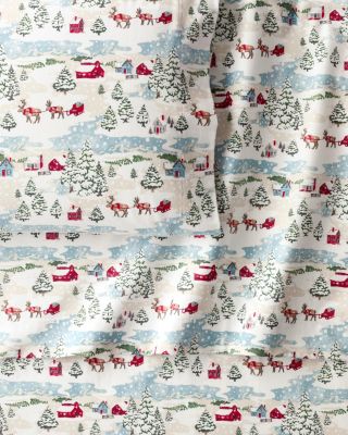 Christmas flannel deals sheets