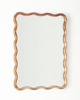 Scalloped-Edge Mirror