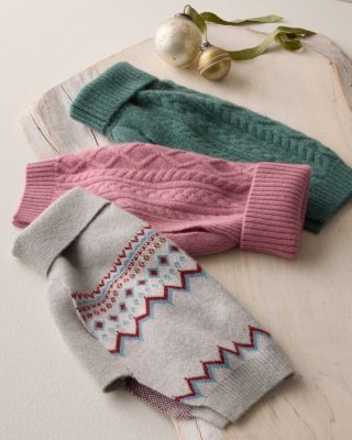 Washable-Cashmere Dog Sweater | Garnet Hill