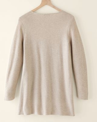 Tunique Femme Eileen Fisher En Coton Bio - Taille M, Blanc, Manches 3/4, Poches - Parfait état