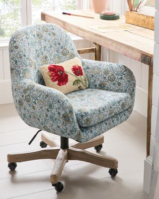 Floral print office chair sale