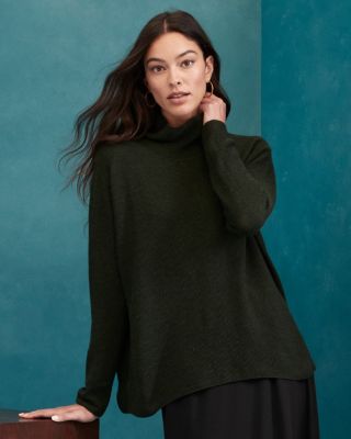 Eileen fisher cowl hot sale neck sweater