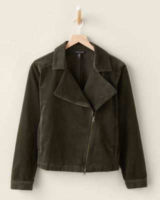 Eileen fisher discount long moto jacket