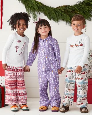 girls flannel pajama set, girls sale