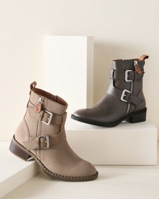 Womens boots outlet with buckles