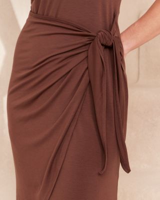 Easy Wrap Knit Dress | Garnet Hill