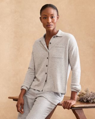 Vera Cropped Cashmere Cardigan