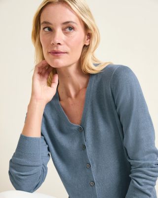 Linen Essential Cardigan | Garnet Hill