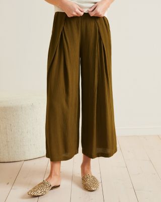 Garnet hill linen on sale pants