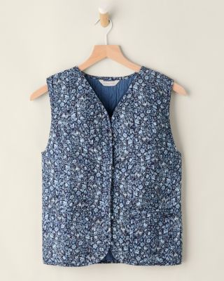Quilted Cotton Vest | Garnet Hill