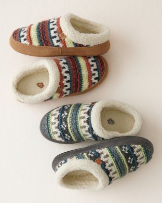 Garnet hill wool on sale slippers