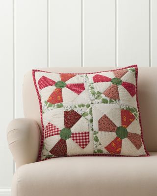 Patchwork throw pillow hotsell