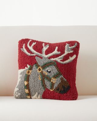 Reindeer Knit Pillow main image 1