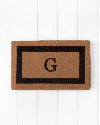 Monogrammed Coir Doormat Hill