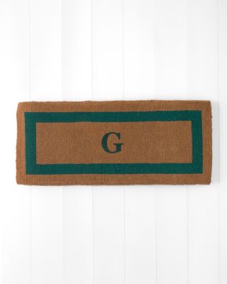 Monogrammed Coir Doormat Hill
