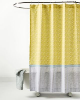 Johanna OrganicCotton Shower Curtain Hill
