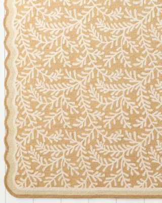 Mabel's Garden Hooked Wool Rug | Garnet Hill