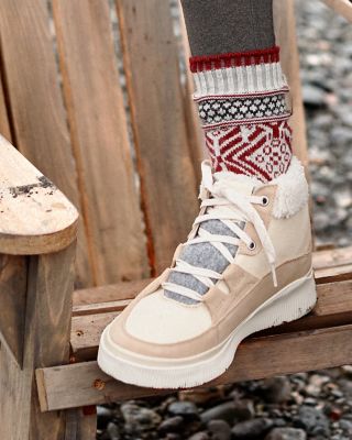 Smartwool® Everyday Popcorn Snowflake Crew Socks | Garnet Hill