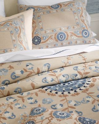 Suzani Embroidered Duvet Cover | Garnet Hill