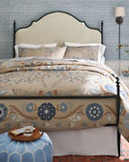 Suzani Embroidered Duvet Cover and Sham