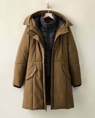 Cole Haan 　ダウンコート タフタ ダウン コート フード付き womens. 0.0 | COLE_HAAN