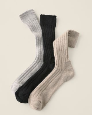 ★THETIS★CASHMERE WOOL JEWEL SOCKS Cashmere Socks Gift Set | Garnet Hill