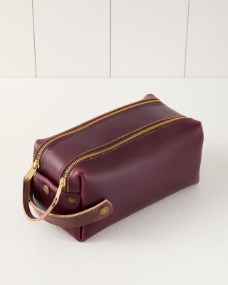 High Line Large Leather Toiletry Bag – Rustico