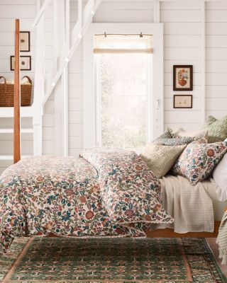 Alice Organic-Cotton Percale Sheet Set | Garnet Hill