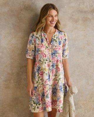 cotton tiered dress Portia & Scarlett - PS25746 main image 0