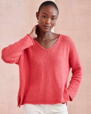 Eileen fisher hot sale pink sweater