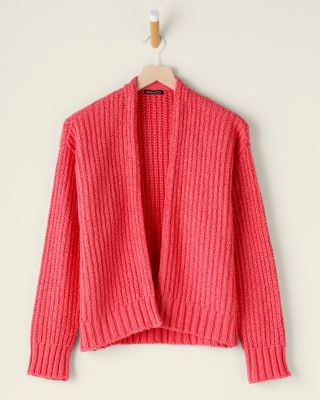EILEEN FISHER Peruvian-Organic-Cotton Crimp Cardigan | Garnet Hill