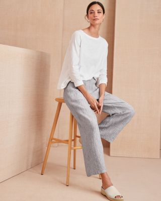 Eileen fisher linen on sale pants