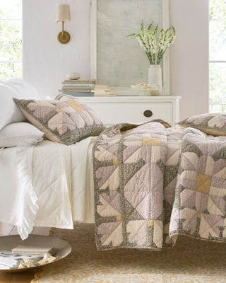 Sunflower Cow Patchwork Quilted Blanket NCU0TH813 main image 1