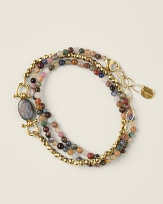 Chan Luu Multi-Stone Wrap Bracelet | Garnet Hill