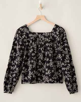 epa organdy dot blouse“BLK” ドットオーガンジー organdy dot blouse“BLK” - ëpa