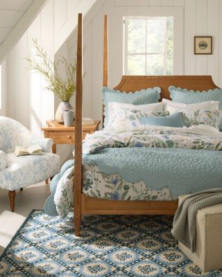 Garden Trellis Hooked Wool Rug | Garnet Hill