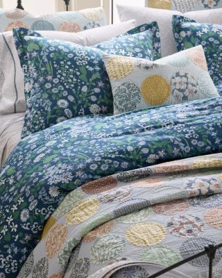 Johanna Multi Floral Organic-Cotton Percale Duvet Cover | Garnet Hill