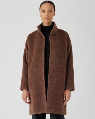 Eileen fisher hotsell chevron coat