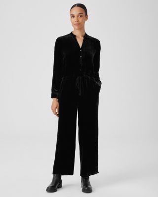 EILEEN FISHER Velvet Jumpsuit | Garnet Hill